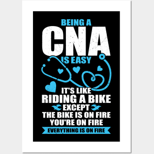Funny CNA Work Certified Nursing Assistant Gift Posters and Art